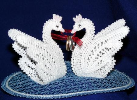 Лебедь handmade. Вязание крючком. Искусство Амигуруми.