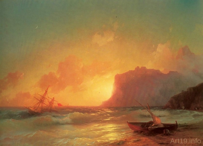 Море. Коктебель. 1853 год (700x505, 193Kb)
