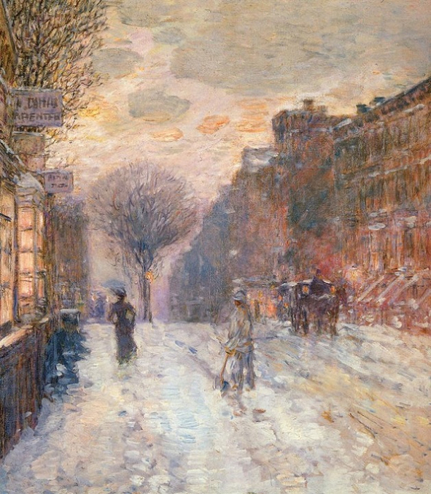 Early Evening, After Snowfall (611x700, 505Kb)