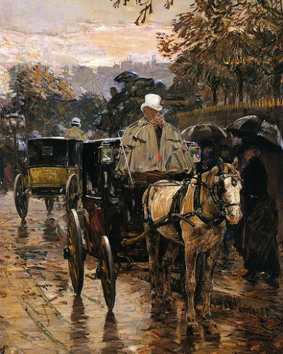 Hackney Carriage, Rue Bonaparte (559x700, 514Kb)