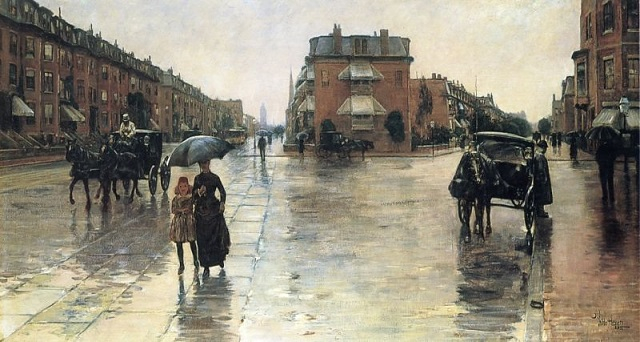 Rainy Day, Boston (640x342, 234Kb)
