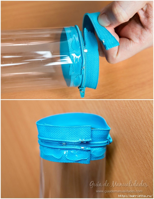 Органайзер или пенал из пластиковой бутылки (7) (542x700, 247Kb)