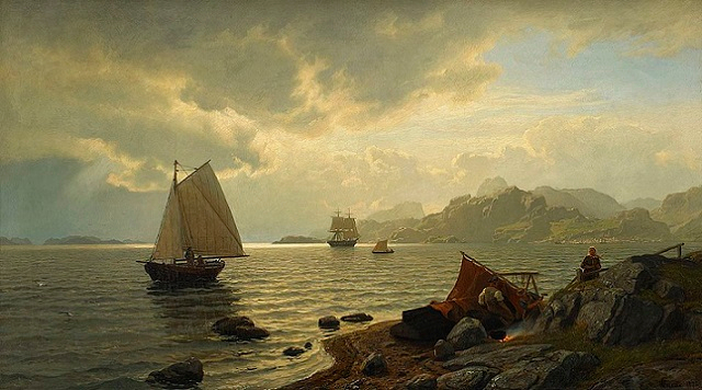 1024px-Hans_Gude_-_Motivet_hmtat_frn_Spinnkusten_lngs_Srlandskusten_(1872) (640x356, 264Kb)