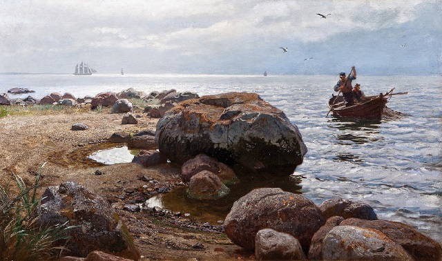 Pedras na praia - leo sobre tela - 1893 (640x378, 303Kb)