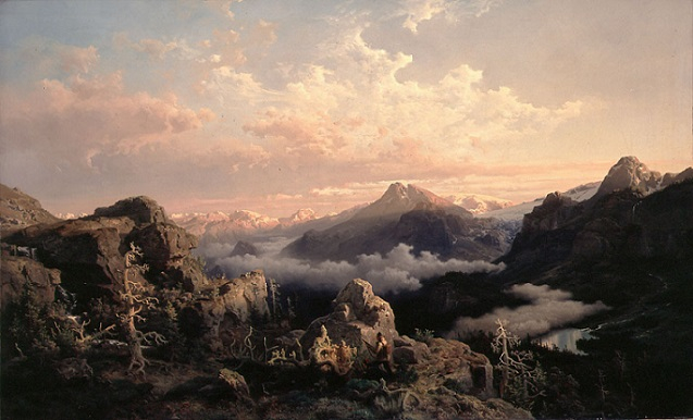 Hyfjell i soloppgang (637x386, 216Kb)