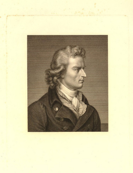 Pietro Anderloni (Print made by); Portrait of the romantic poet Frederich Schiller (538x700, 89Kb)