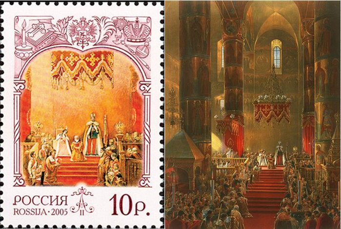 В дни коронационных торжеств оглашается новый. Коронация 1856 года.