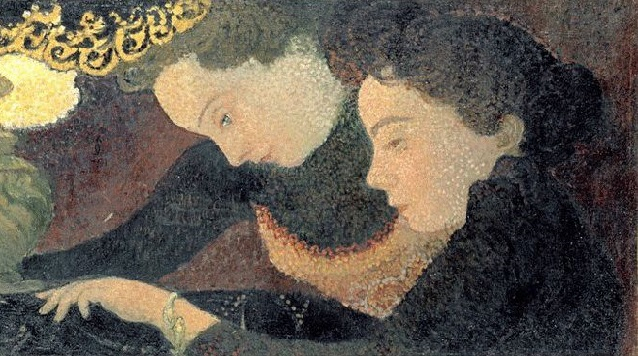 Jeunes filles  la lampe (638x356, 285Kb)
