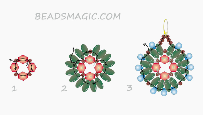 free-beading-pattern-earrings-tutorial-instructions-1-1024x580 (700x396, 131Kb)