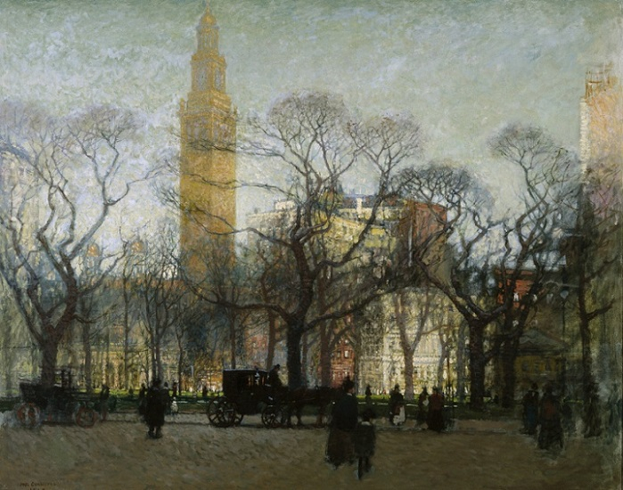 Madison Square in the Afternoon (699x550, 383Kb)