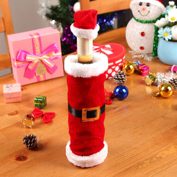 2-Pcs-Hot-Selling-Christmas-Santa-Clause-Clothing-font-b-Hat-b-font-Dress-Wine-Bottle (700x700, 510Kb)