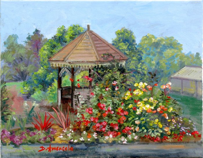 Gazebo with flowers RTP (700x546, 118Kb)