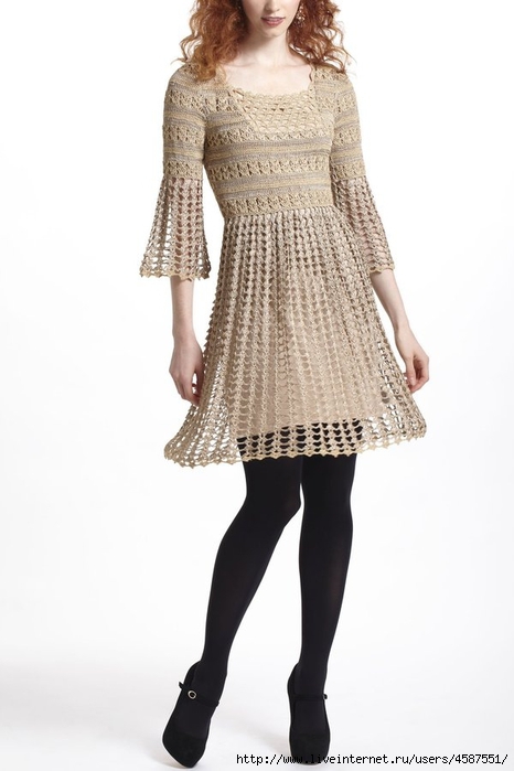 shimmered crochet dress by anthropologie (466x700, 138Kb)