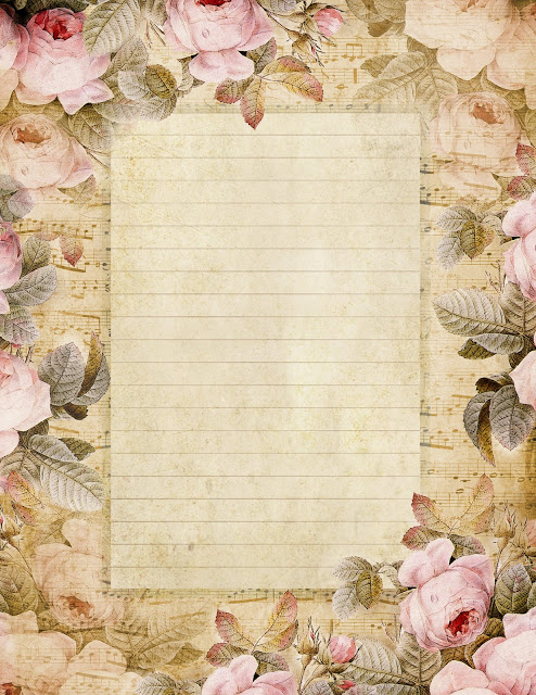 August roses lined paper ~ lilac-n-lavender (494x640, 140Kb)