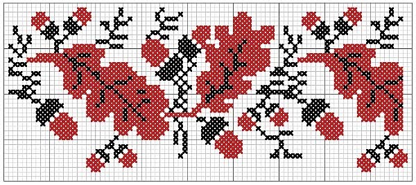 Украинский традиционный узор (вышивка крестом) | Центр Вышивки