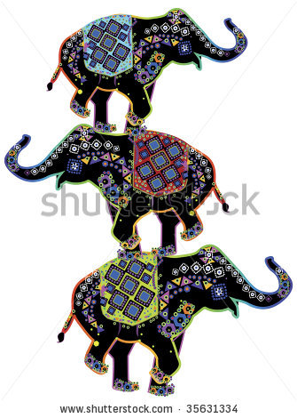 stock-vector-three-beautiful-indian-elephants-perform-circus-stunt-in-ethnic-style-35631334 (335x470, 59Kb)