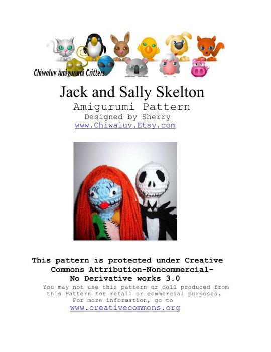 Jack and Sally Skelton_1 (540x700, 42Kb)