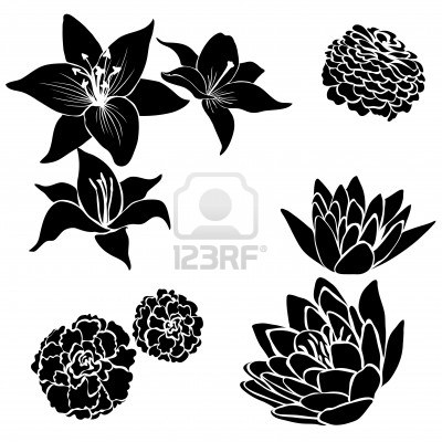 9826244-set-of-black-flower-design-elements (400x400, 39Kb)