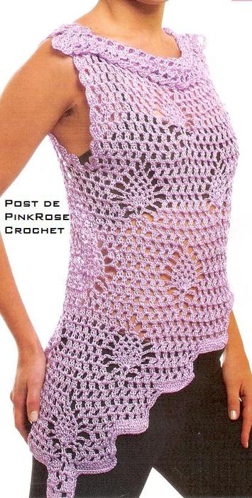 Blusa de Estilo Croche PRoseCrochet (355x700, 70Kb)