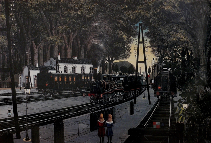 2382198_Station_in_the_Forest__Paul_Delvaux__1960 (700x475, 305Kb)