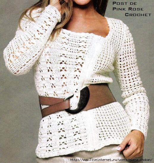 Jaqueta em Croche - PRoseCrochet (518x547, 187Kb)