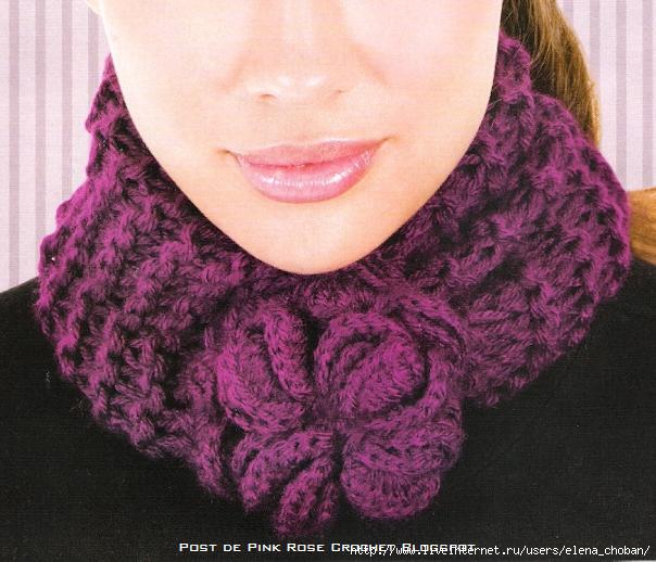 Gola Flor em Croche - Neck Warmer gr (604x518, 153Kb)