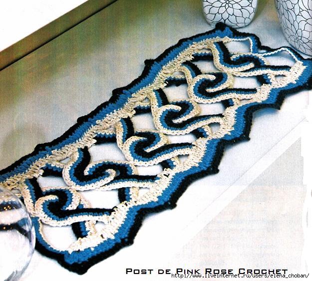 Centro de Mesa Trilho Caminho Trançado - Croche PRoseCrochet (625x563, 228Kb)