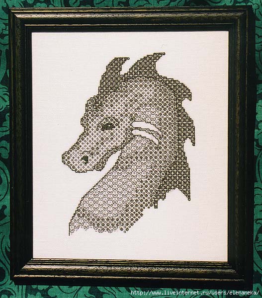 Blackwork dragon (527x600, 218Kb)