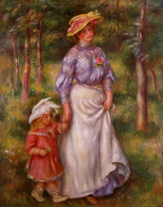 The Promenade (also known as Julienne Dubanc and Adrienne) - 1906 (550x700, 294Kb)