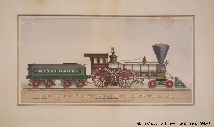 4964063_Portland_Companys_Passenger_Locomotive_Minnehaha_1856__John_Sparrow_Superintendent (700x417, 162Kb)