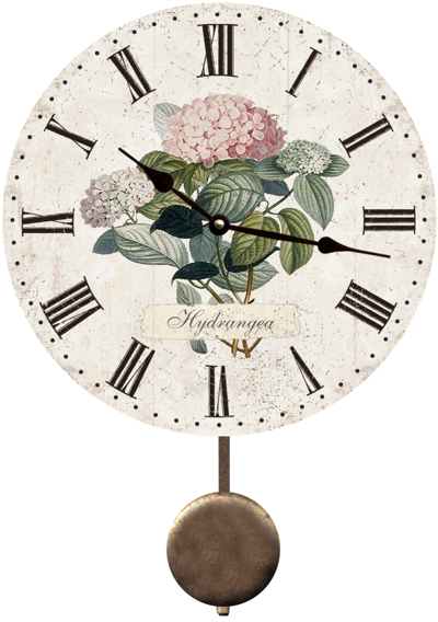 hydrangea-flower-wall-clock (400x568, 326Kb)