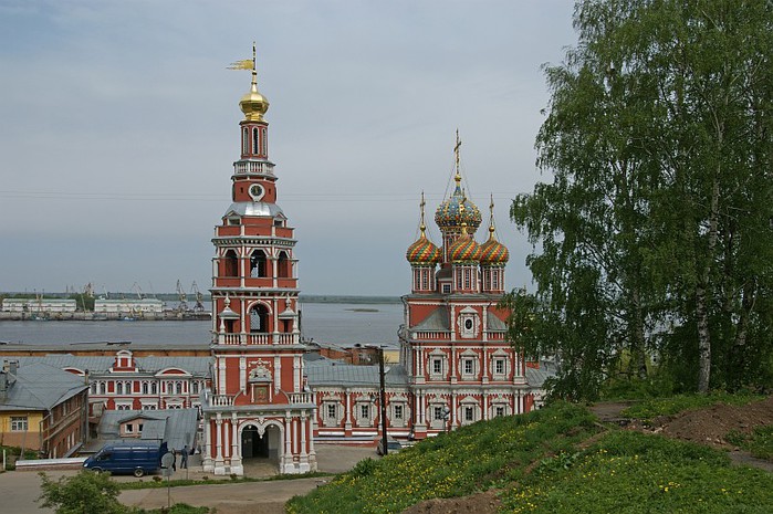 Строгановская церковь в нижнем новгороде фото