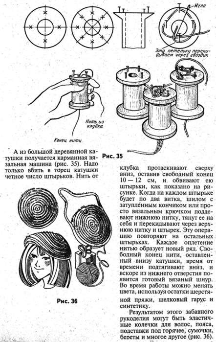 Катушка для ниток чертеж