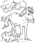  022-horses-to-print-color (571x700, 71Kb)