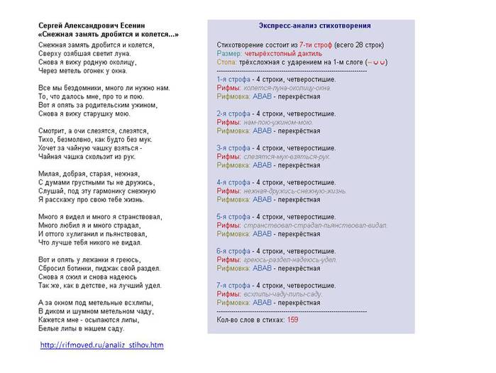 Стихотворение из 14 строк рифмуемых по разным схемам в зависимости от традиции