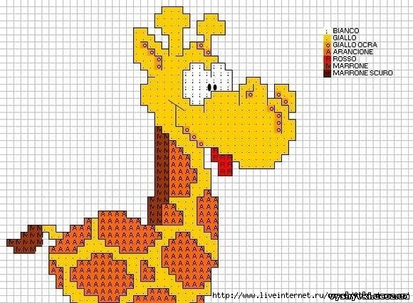 Описание: Вышивка крестом Luca-S B2425 Детеныш жирафа