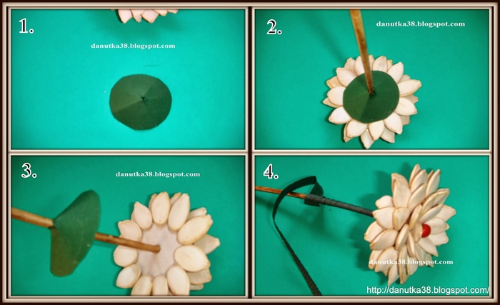 аппликация из семян тыквы | Осенние поделки, Самодельные украшения, Поделки