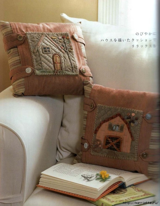 Лоскутное шитье ПЭЧВОРК для дома. Японская книжка с красивыми идеями (5) (541x700, 256Kb)