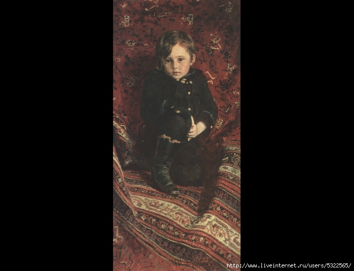 A068Portrait of Yuri Repin. 1882 (700x535, 136Kb)