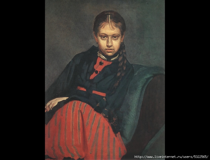 A003Portret of Vera Shevtsova. 1869 (700x535, 150Kb)