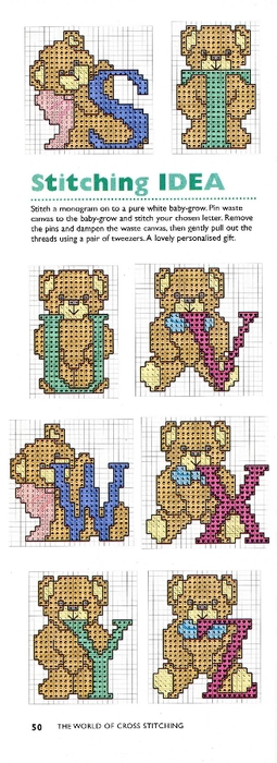 50 - Teddy Alphabet (255x700, 150Kb)