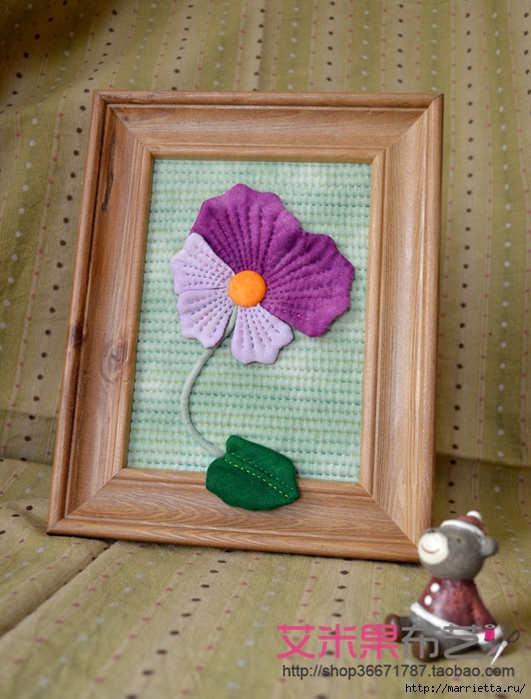 Текстильное панно с цветком (2) (531x700, 294Kb)