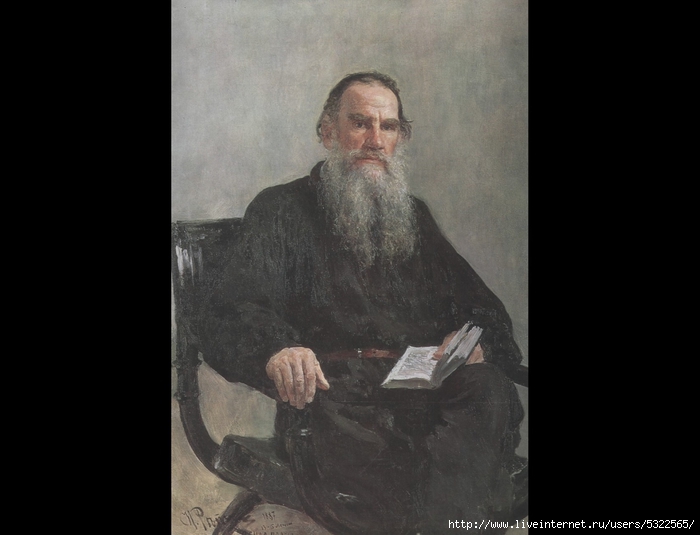 A151Portrait of Leo Tolstoy. 1887 (700x535, 138Kb)