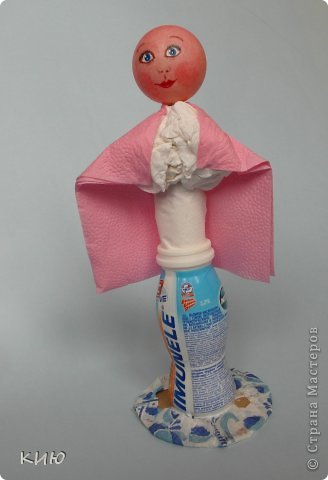 кукла из бумажных салфеток Мастер класс