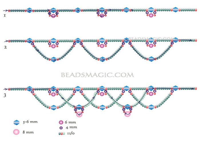 free-beading-pattern-tutorial-necklace-1 (700x498, 73Kb)