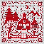  Snow_covered_house_countryside_tree_snow_winter_monochrome_snowflakes_house (350x350, 181Kb)