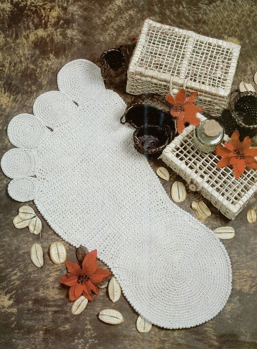 Изготовление коврика в ванную своими руками – материалы и простые варианты исполнения