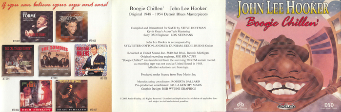 John Lee Hooker - Boogie Chillen' (SACD-R)