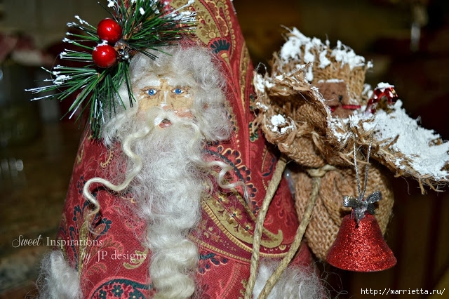 Дед Мороз и елочная игрушка из картона (21) (640x426, 268Kb)