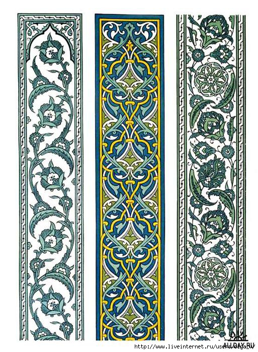 Узбекские линии. Арабо-мусульманский орнамент ислими. Традиционный арабский орнамент полоса. Восточный орнамент в полосе. Восточный орнамент бордюр.